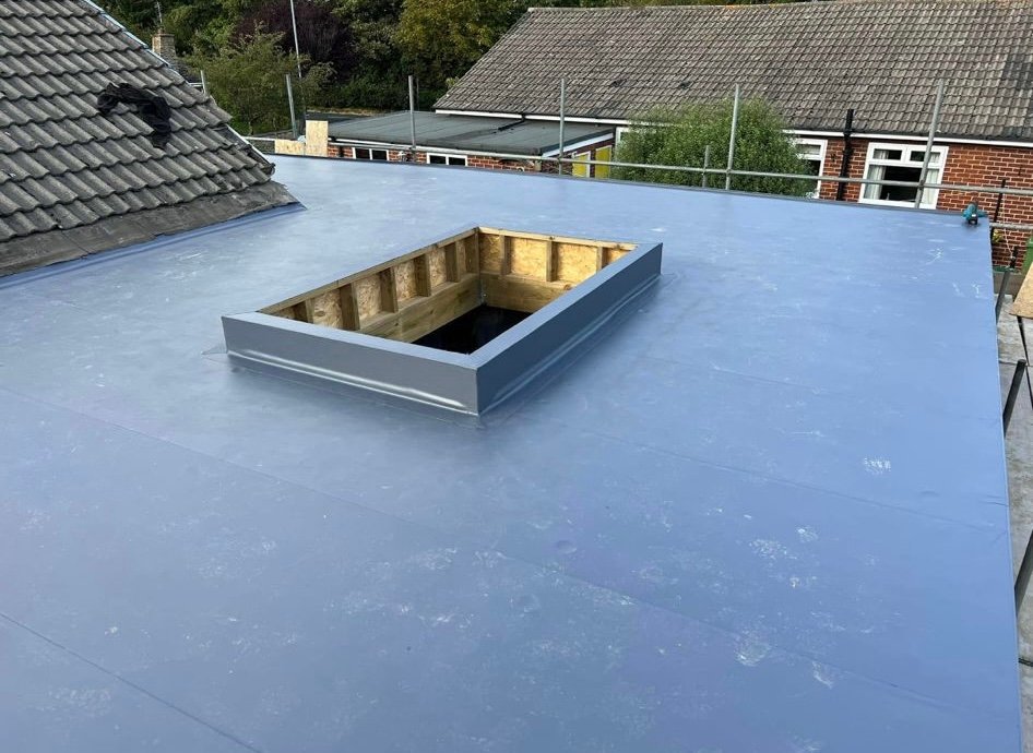 Flat roof system