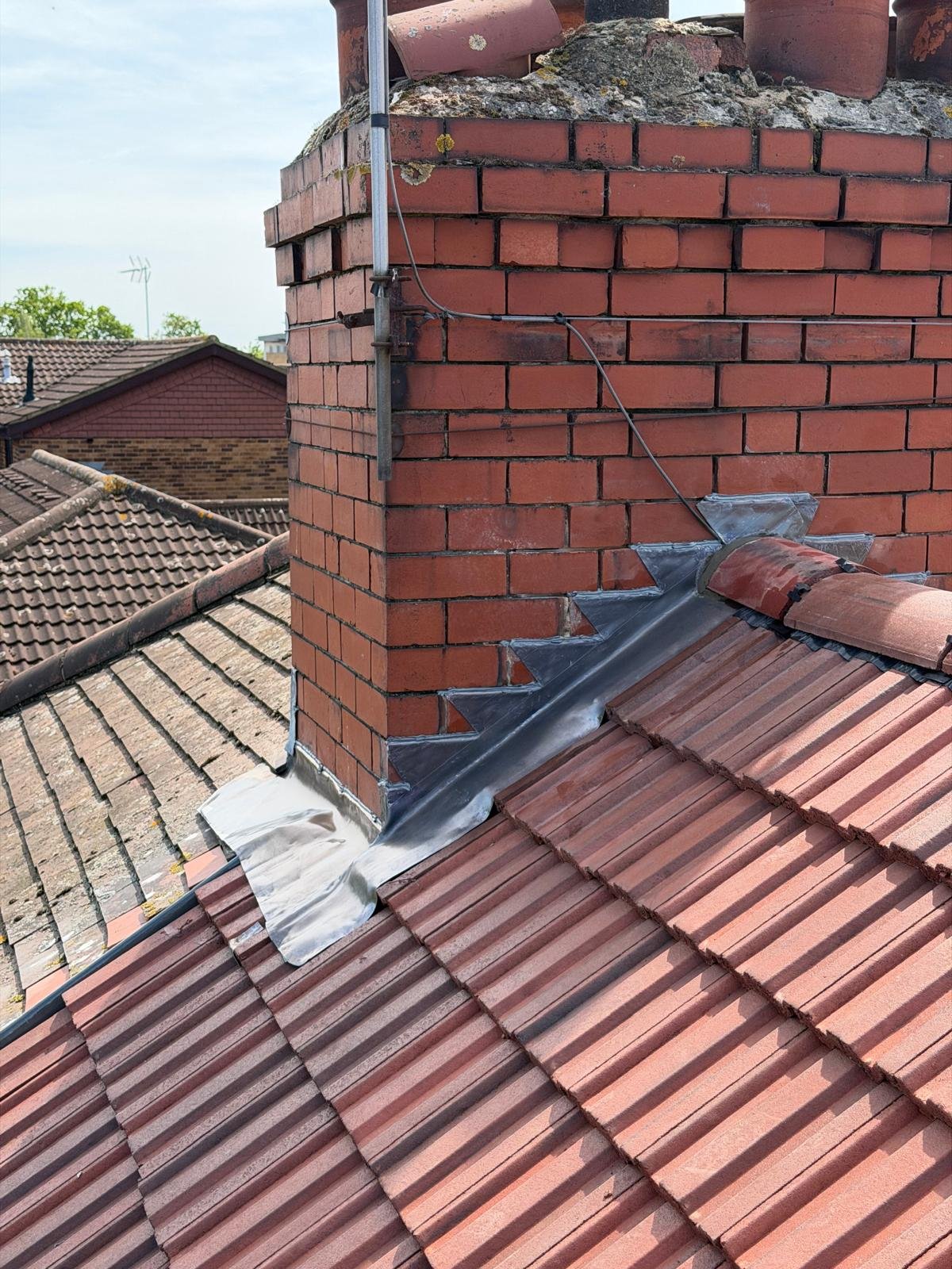 Chimney repair work